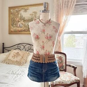 brown wide waist belt  Y2K brown wide boho waist belt size 1x